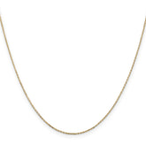 10k .8mm D/C Cable with Lobster Clasp Chain